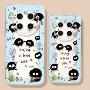 CIJING | Multimodel Compatible Honor Phone Case Shockproof Silicon Transparent Cute Style