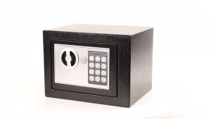 [LOCAL STOCK]Mini Digital Safe Box / Personal Safe Box with Key for Cash Jewelry Storage