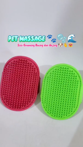 Sisir PET MASSAGE kucing anjing sisir mandi hewan