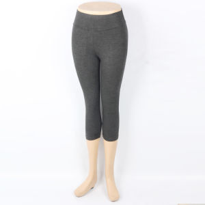 Daisycandy plus Size High Waist Abdomen Shaping Bamboo Fiber Modal Seven-Foot Women Summer Thin Outerwear Base Layer Pants