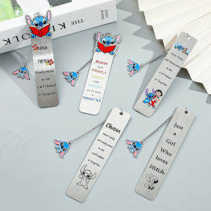 Cute Stitch Bookmarks Disney Series Book Mark for Cartoon Fans Book Lovers Collect Stationery Book Accessories School Supplies