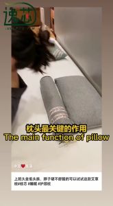 【LULUTIPS】Neck pillow Wormwood Mugwort Herb  Bantal Tengkok  2合一艾草枕头 艾叶圆柱颈椎连体枕头 Cervical Spine 2in 1Bantal Tengkuk sakit