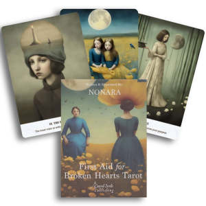 [💙 HÀNG SẴN AUTHENTIC] Bộ bài First Aid for Broken Hearts Tarot by NONARA - Gồm 78 lá kèm hướng dẫn. Chuẩn Rider Waite