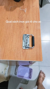 Tay nắm gập inox 304 có cán cao su màu đen