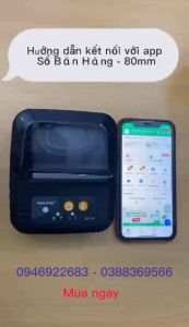 Máy In Hóa Đơn Khổ 80 In Sổ Bán Hàng Kiotviet Sapo