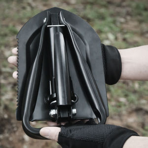 พลั่ววิศวกรอเนกประสงค์กลางแจ้ง เหล็กแมงกานีส พลั่วอเนกประสงค์ พลั่วพับได้ พลั่วอเนกประสงค์แบบพกพา พลั่วขุดดิน พลั่วสวน พร้อมถุงพกพา