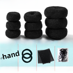 2023 New Donut Hair Styling Tool Lazy Girl Long Hair Bun Maker Womens Hair Accessories Fluffy Bun Headwear for Girls