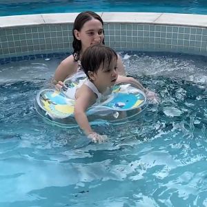 Phao bơi chống lật cho bé hàng cao cấp SWIMBOBO họa tiết hình gấu thiết kế cải tiến phù hợp cho bé 06 tháng - 36 tháng Subu Kids