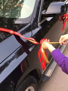 10Pcs Flower Car Gifts Wedding Pull Bow Ribbons Wrap Packing Valentines Day Birthday Events Party Supplies Valentine Decoration