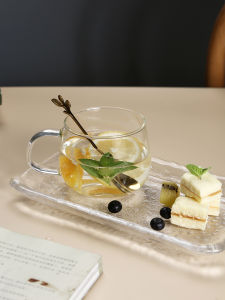 Bộ Đồ Ăn Sáng Sáng Tạo Bằng Thủy Tinh Sáng Tạo Bộ Đồ Ăn Sáng Một Người Bát Đĩa Bộ Chén Sữa Chua Muesli Phong Cách Nhật Bản INS