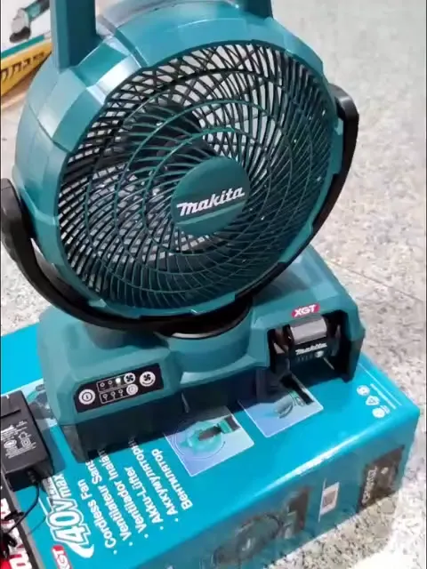 13 inch Portable Fan Automatic head swing, timed shutdown, Industrial Grade Desk Fan Strong Wind for Outdoor Camping & More