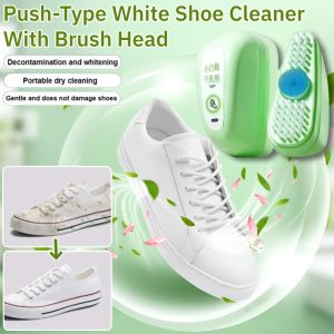 Press Shoe Cleaner With Brush Head Whitening Stain Remover Stain And Yellowing Shoe Cleaner