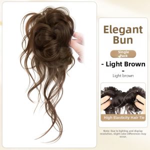 QIAOYIDUO | Graceful Luxurious High Bun Wig