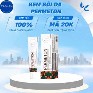 Kem bôi da trẻ em Permeton 15gr  viêm da mụn ngứa hăm tã các vết côn trùng đốt