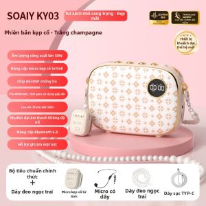 soaiy | Micro Không Dây Cài Áo cho Giáo Viên với Tính Năng Hút Từ