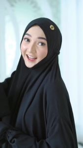 NAIMA Mukena Dagu Tertutuo Crinkle Airflow Ukuran Jumbo Setelan Berlengan Model Terbaru 2024/ Mukenah Menutup dagu malaysia Free Tas/ Mukena Haji dan Umroh Crinkle Airflow