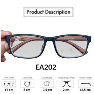 Kacamata Minus Rabun Jauh Frame Motif Lensa Bening Untuk Pria dan Wanita