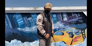 Jaket Bomber Varsity Brown Cream N24 Essent Taslan Bordir Casual Premium