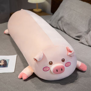 XUANDOYAN | Cute Pig Plush Toy Pillow Long Sleeping Pillow