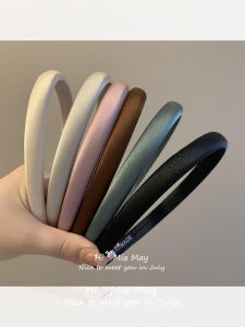 Retro Fine Hairband Womens Popular 2024 New Simple Washing Face Headband Korean Style Fresh out Fashion Hair Accessories