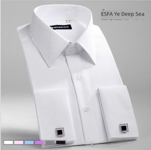 Shirt Cufflinks French Style Mens Cufflink Shirt Business Shirt Gentlemans Mouth Nail Cufflinks Nail Long Sleeves Mens Free Cufflinks