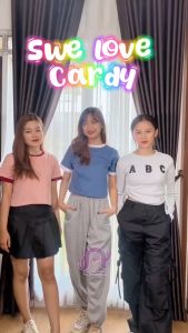 SWE LOVE CARDIGAN OVERSIZE WANITA OUTFIT KOREAN LOOK CARDY KANCING BERSAKU