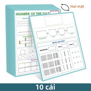 Biểu Đồ Toán Học Số Có Thể Xóa Được Trong Ngày Dành Cho Trẻ Em Học Về Giá Trị Vị Trí Phép Cộng Phép Trừ Thực Hành Số Học Áp Phích Giáo Dục