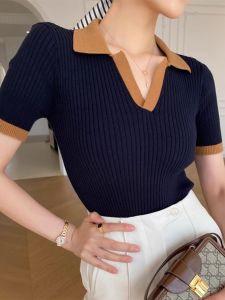HUOLISI | Retro Short Sleeve Knitwear