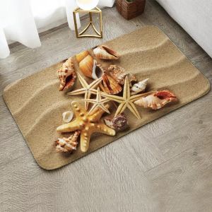 VIKAMA Summer Ocean Rug Double Dolphin Tropical Fish Pattern Flannel Rug for Interactive Playroom Home Decor Cooling