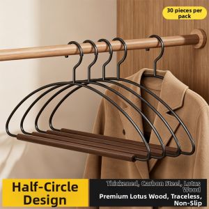 SIVASS | Non-marking Anti-slip Wooden Hangers