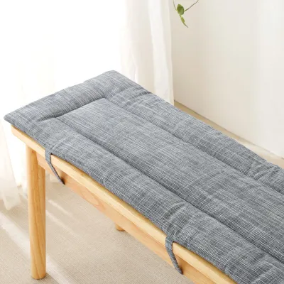 Japanese Style Long Bench Seat Cushion Rectangular Simple Design Slip-Off Shoe Bench Pad Four Seasons Universal Chair Pad
