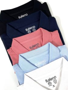 เสื้อโปโลชาย Baleno ฤดูใบไม้ผลิ 2023 สไตล์ใหม่ ทรงพอดีตัว แขนสั้น ผ้าฝ้ายผสมโพลีเอสเตอร์ สีสันสดใส ลำลอง เหมาะกับทุกโอกาส