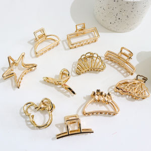 Leopard Pattern Half-Up Hair Clamp