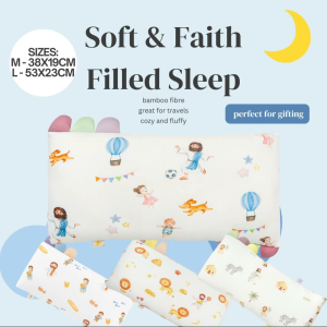 Christian Baby Pillow | Jesus & Children Design – Perfect Baptism Dedication & Baby Gift