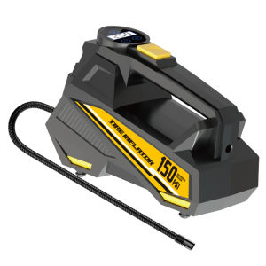 150PSI แบบพกพา Inflator รถปั๊มดิจิตอลจอแสดงผลจักรยานเครื่องอัดอากาศปั๊มลมไฟฟ้าสำหรับรถยนต์จักรยาน Ball