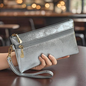 Women Long Wallets Simple Fashion Clutch Bag Female Casual Cell Phone Purses Big Capacity Zipper Money Pouch For Ladies
