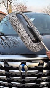 Car Brush Duster Set Telescoping Microfiber Wax Mop Cleaning Tools For Dust Sweeping