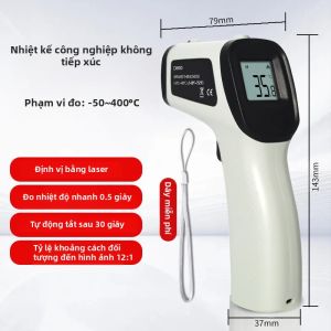 Nhiệt Kế Kỹ Thuật Số Cầm Tay CX6052 -50 ° C-550 ° Màn Hình Đèn Nền Laser C Laser Nhiệt Kế Ô Tô Ngoài Trời Nhà Bếp Công Nghiệp