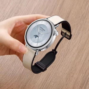 22mm 20 18mm Leather+Silicone Strap For Xiaomi Watch S4 41mm Magnetic Buckle Wristband For Xiaomi Watch Color 2 Pro S4 S3 S2 S1
