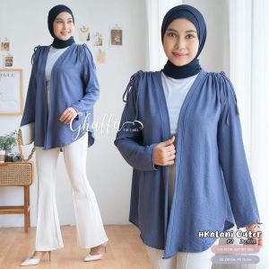 grosir daster terbaru - cod bayar d tempat ghaffa outer kalani terbaru murah elegan