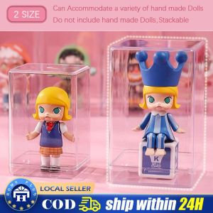 2023 New Acrylic Figures Display Stand Clear Blind Box Storage Box Organizer Dust-proof Art Crafts Doll Toy Display Cabinet LZC-Blind-Box-Storage