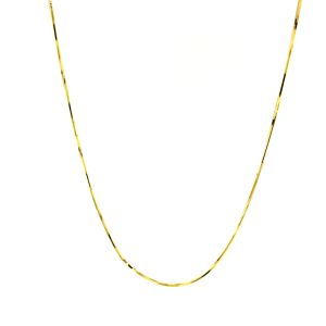 Nathalias NY สร้อยคอสเนคเชน ทองคำแท้ 14K ปรับความยาวได้ (0.80 มม.) Adjustable Snake Chain (พรีออเดอร์ pre-order ทัก chat ก่อนสั่ง) 66340