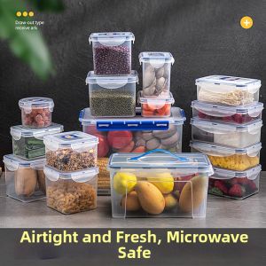Transparent Food-grade Plastic PP Storage Box with Compartments
