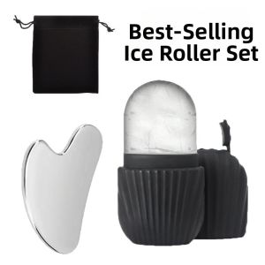 Portable Facial Ice Cube Silicone Pore Shrinking Care Massager