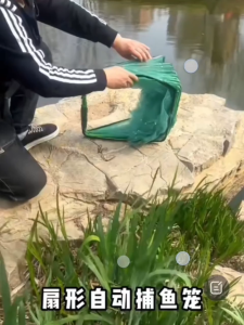 6/8/10 Holes Foldable Hexagon Fishing Net Trap Portable Fish Shrimp Crab Crayfish Catcher Cage for River Lake Pond