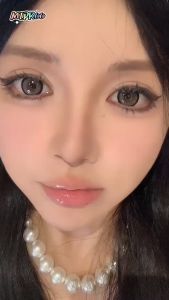 คอนแทคเลนส์ลายฮิต สายตาปกติ ผู้ชาย 14.5mm Jelwery Grey/Brown 1คู่ - 1มกราคม