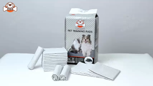 EGG Activated Charcoal Pet Training Pee Pad 4-Side Adhesive Floor Quick absorption to prevent leakage pad for dog cat