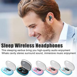 2023 New Invisible Sleep Wireless Headphones Bluetooth 5.0 Earphones Mini X55 Earbuds With Mic HD Call Headsets HIFI Music Earplug Sports Waterproof