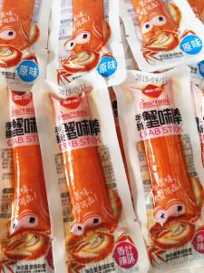 Instant Sea Watch Shredded Crab Stick 500G Surimi Crab Sticks Crab Meat Roll Surimi Stick Seafood Low-Fat Snacks