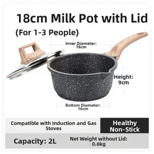 CAROTE | Titanium Nonstick Baby Porridge Small Milk Pot